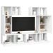 Ensemble de meuble TV 6 pcs Blanc 11 - Photo n°3