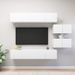 Ensemble de meuble TV 6 pcs Blanc 4 - Photo n°1