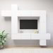 Ensemble de meuble TV 9 pcs Blanc - Photo n°1