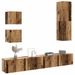 Ensemble de meuble TV mural 5 pcs vieux bois bois d'ingénierie - Photo n°1