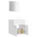 Ensemble de meubles de bain 2 pcs Blanc brillant 13 - Photo n°4