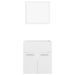 Ensemble de meubles de bain 2 pcs Blanc brillant 13 - Photo n°6