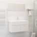 Ensemble de meubles de bain 2 pcs Blanc brillant 9 - Photo n°2