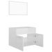 Ensemble de meubles de bain 2 pcs Blanc brillant 12 - Photo n°6