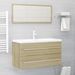 Ensemble de meubles de bain 2 pcs Chêne sonoma 5 - Photo n°1