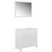 Ensemble de meubles de bain 3 pcs Blanc brillant 3 - Photo n°8