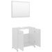 Ensemble de meubles de bain 3 pcs Blanc brillant 3 - Photo n°9