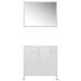 Ensemble de meubles de bain 3 pcs Blanc brillant 5 - Photo n°10