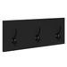 Ensemble de meubles de couloir 4 pcs noir bois d'ingénierie - Photo n°5