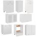 Ensemble de meubles de cuisine 8 pcs Blanc 2 - Photo n°4