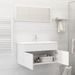 Ensemble de meubles de salle de bain 2 pcs Blanc 12 - Photo n°3