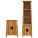 Ensemble de meubles de salle de bain 2 pcs bois de pin massif - Photo n°5