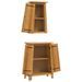 Ensemble de meubles de salle de bain 2 pcs bois de pin massif - Photo n°4