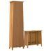 Ensemble de meubles de salle de bain 2 pcs bois de pin massif - Photo n°7