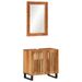 Ensemble de meubles de salle de bain 2 pcs bois massif d'acacia - Photo n°1