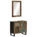 Ensemble de meubles de salle de bain 2 pcs bois massif d'acacia - Photo n°1