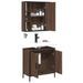 Ensemble de meubles de salle de bain 2 pcs Chêne marron - Photo n°4