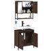 Ensemble de meubles de salle de bain 2 pcs Chêne marron - Photo n°4