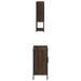 Ensemble de meubles de salle de bain 2 pcs Chêne marron - Photo n°7