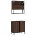 Ensemble de meubles de salle de bain 2 pcs Chêne marron - Photo n°8