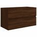 Ensemble de meubles de salle de bain 2 pcs Chêne marron - Photo n°7