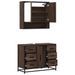 Ensemble de meubles de salle de bain 2 pcs Chêne marron - Photo n°8