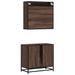 Ensemble de meubles de salle de bain 2 pcs Chêne marron - Photo n°7