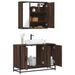 Ensemble de meubles de salle de bain 2 pcs Chêne marron - Photo n°1