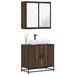 Ensemble de meubles de salle de bain 2 pcs Chêne marron - Photo n°1