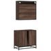 Ensemble de meubles de salle de bain 2 pcs Chêne marron - Photo n°7