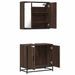 Ensemble de meubles de salle de bain 2 pcs Chêne marron - Photo n°8