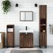 Ensemble de meubles de salle de bain 2 pcs Chêne marron - Photo n°3