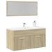 Ensemble de meubles de salle de bain 2 pcs chêne sonoma - Photo n°1