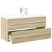 Ensemble de meubles de salle de bain 2 pcs chêne sonoma - Photo n°1