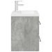 Ensemble de meubles de salle de bain 2 pcs gris béton - Photo n°6