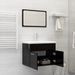 Ensemble de meubles de salle de bain 2 pcs Noir brillant - Photo n°3