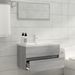 Ensemble de meubles de salle de bain 2 pcs Sonoma gris - Photo n°3