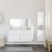 Ensemble de meubles de salle de bain 3 pcs blanc brillant - Photo n°3