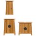 Ensemble de meubles de salle de bain 3 pcs bois de pin massif - Photo n°5