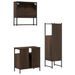 Ensemble de meubles de salle de bain 3 pcs Chêne marron - Photo n°8