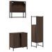 Ensemble de meubles de salle de bain 3 pcs Chêne marron - Photo n°8