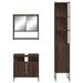 Ensemble de meubles de salle de bain 3 pcs Chêne marron - Photo n°6