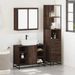 Ensemble de meubles de salle de bain 3 pcs Chêne marron - Photo n°3