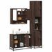 Ensemble de meubles de salle de bain 3 pcs Chêne marron - Photo n°1