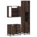 Ensemble de meubles de salle de bain 3 pcs Chêne marron - Photo n°8