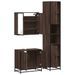 Ensemble de meubles de salle de bain 3 pcs Chêne marron - Photo n°8