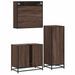 Ensemble de meubles de salle de bain 3 pcs Chêne marron - Photo n°7