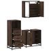 Ensemble de meubles de salle de bain 3 pcs Chêne marron - Photo n°6