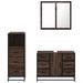 Ensemble de meubles de salle de bain 3 pcs Chêne marron - Photo n°5