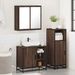 Ensemble de meubles de salle de bain 3 pcs Chêne marron - Photo n°4